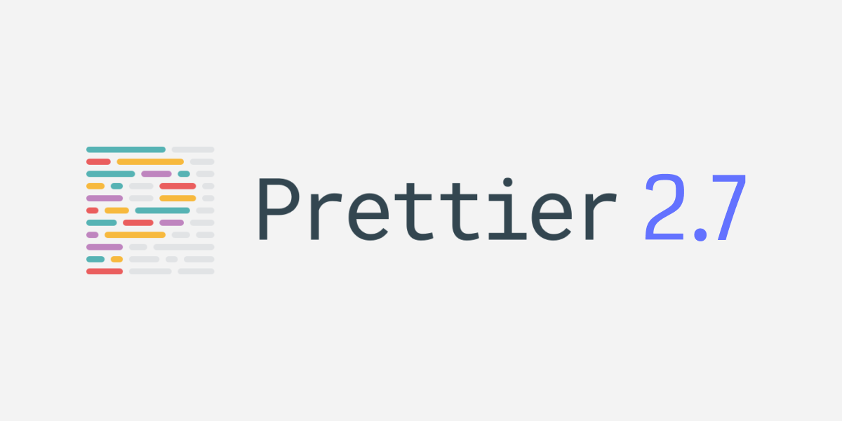 Prettier 2.7